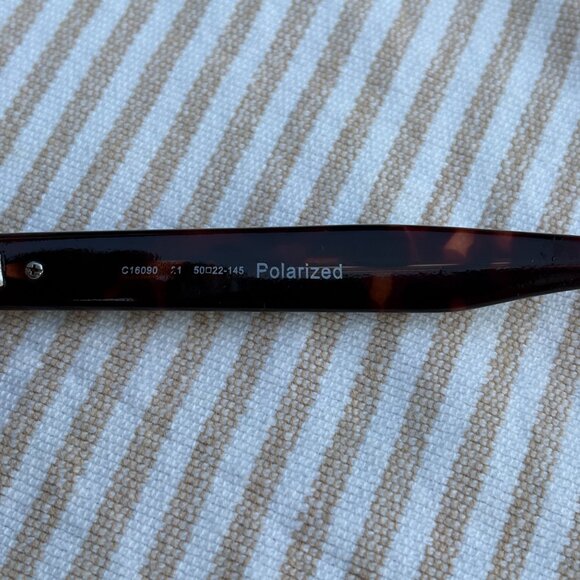 Cole Haan C16090 21 Polarized Retro Sunglasses Tortoise Brown Polarized - Picture 9 of 9